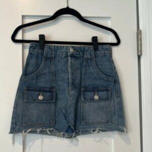 Re/Done Denim Mini Skirt [Size 25]
